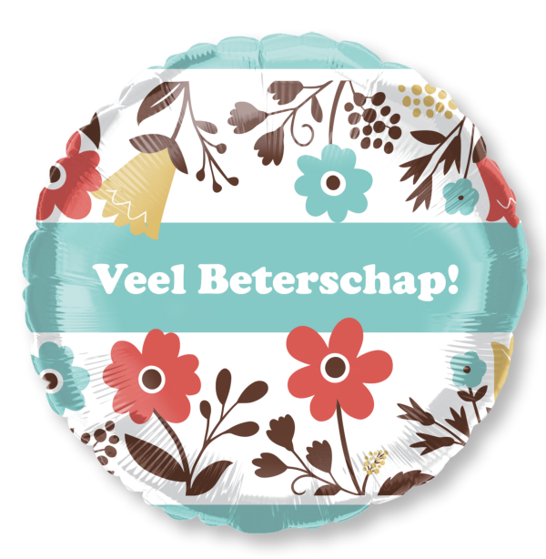 Ballon "Veel Beterschap!"