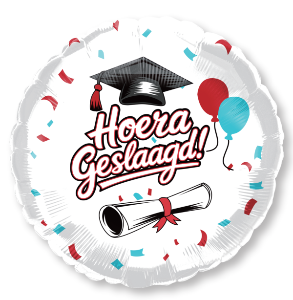 Ballon "Hoera Geslaagd!"