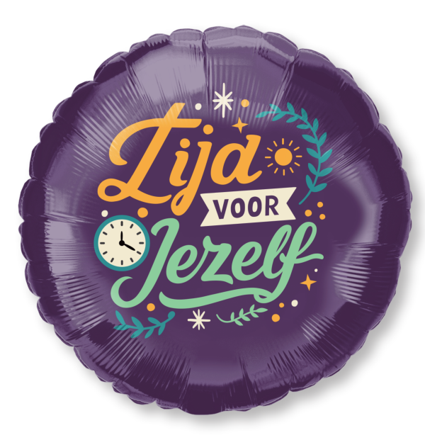Ballon "Tijd voor je zelf"