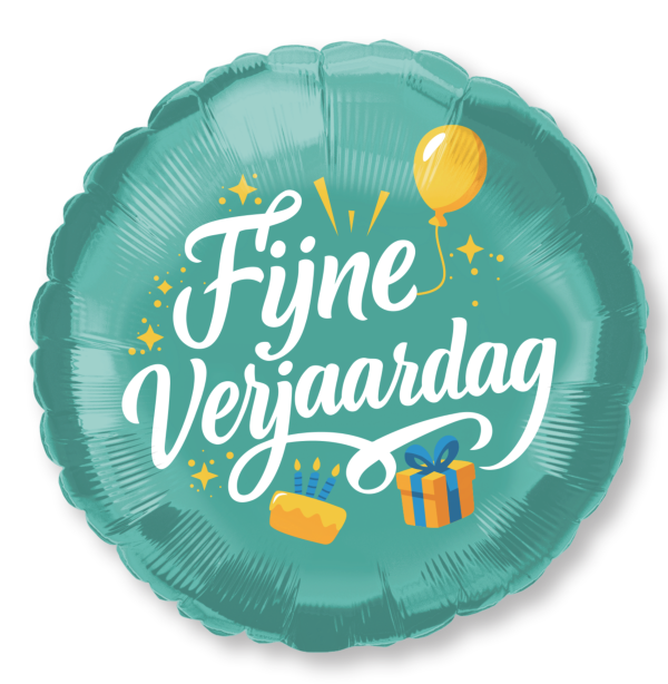 Ballon "Fijne Verjaardag"